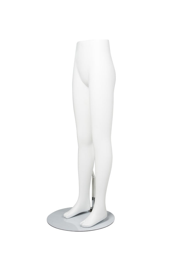 EGG FACE CHILDRENS MANNEQUIN (MAC-LEG2/WHT)