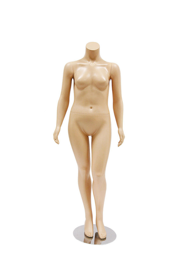 FEMALE HEADLESS MANNEQUIN, SKIN [P05] (MAF-A1-P05/SK)