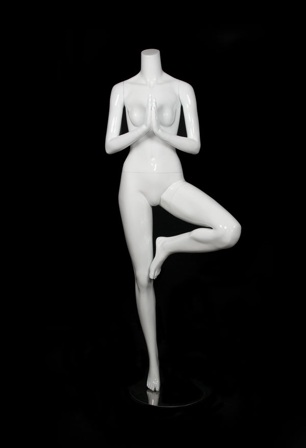 HEADLESS "TREE" POSE YOGA MANNEQUIN (MAF-A1-YOGA1)