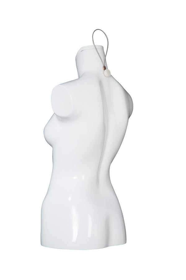 CHANGEABLE HEAD 1/2 FEMALE TORSO MANNEQUIN (MAF-A4-3302C)