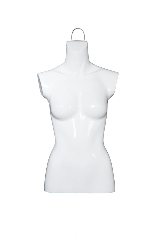 CHANGEABLE HEAD 1/2 FEMALE TORSO MANNEQUIN (MAF-A4-3302C)