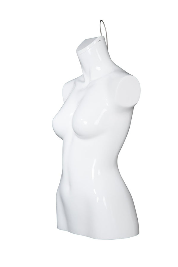 CHANGEABLE HEAD 1/2 FEMALE TORSO MANNEQUIN (MAF-A4-3302C)