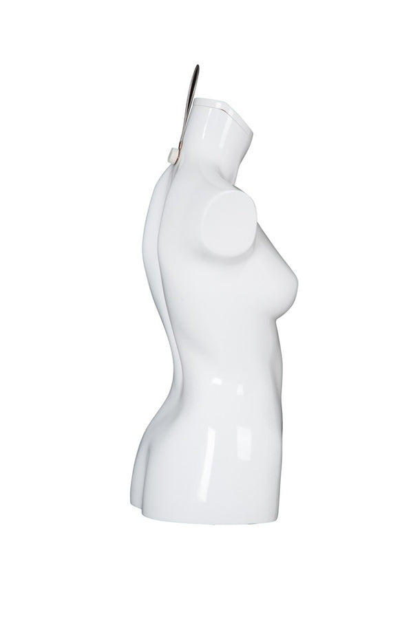 CHANGEABLE HEAD 1/2 FEMALE TORSO MANNEQUIN (MAF-A4-3302C)