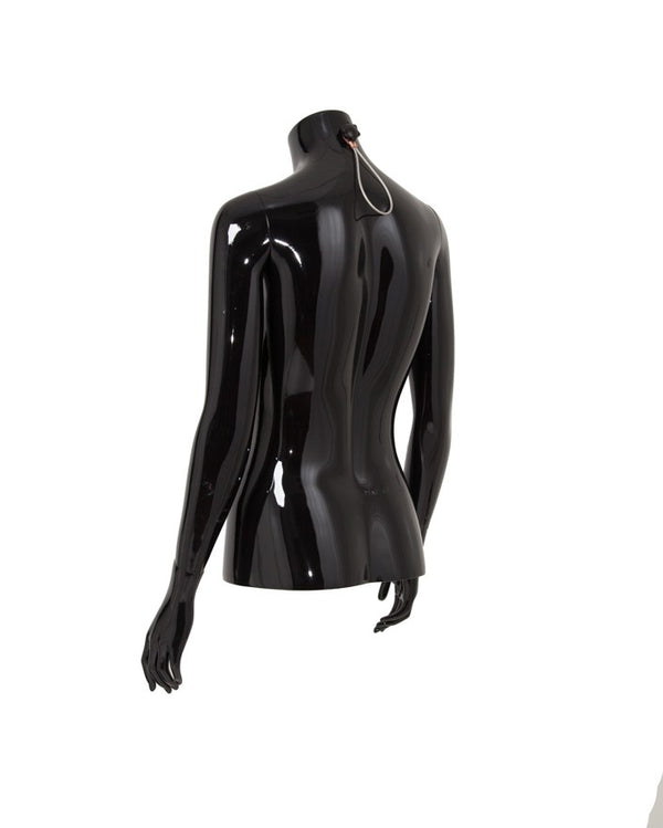 1/2  FEMALE W/ARMS MANNEQUIN (MAF-A4-3341/SJBK)