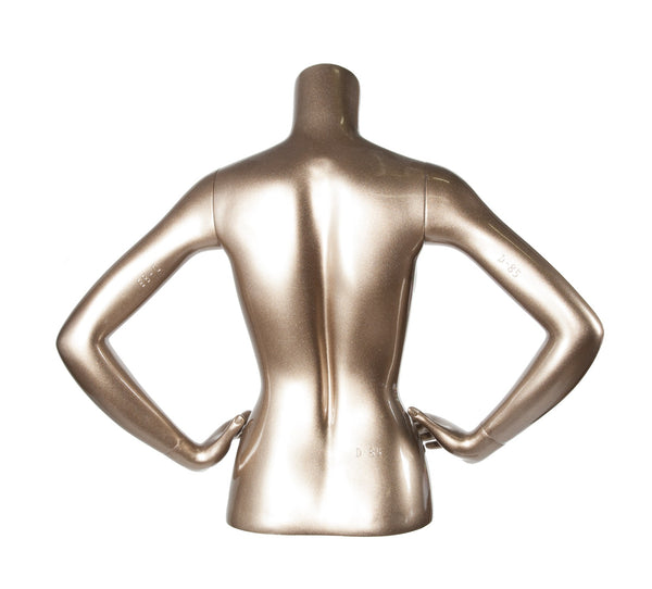 3/4 TORSO MANNEQUIN WITH BOTH ARMS AT WAIST (MAF-A4-3343)