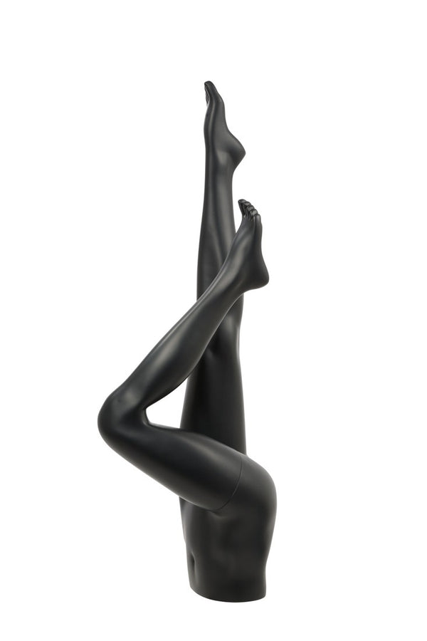 UPSIDE DOWN FEMALE LEG MANNEQUIN (MAF-A5-06/BLK)