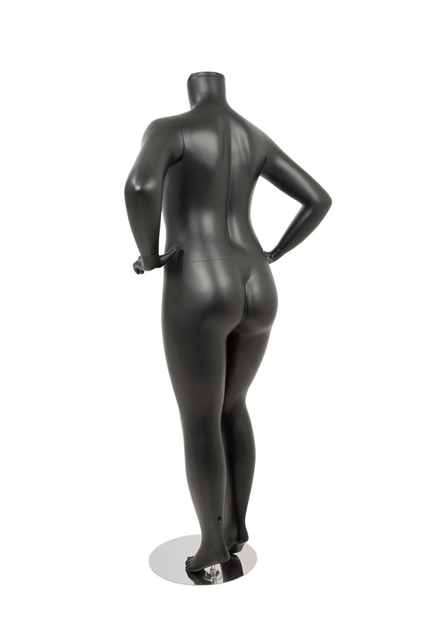 FEMALE BODY PLUS SIZE16 W/ CAP - HEAD SOLD SEPARATELY (MAF-BODY16-2/BLK)