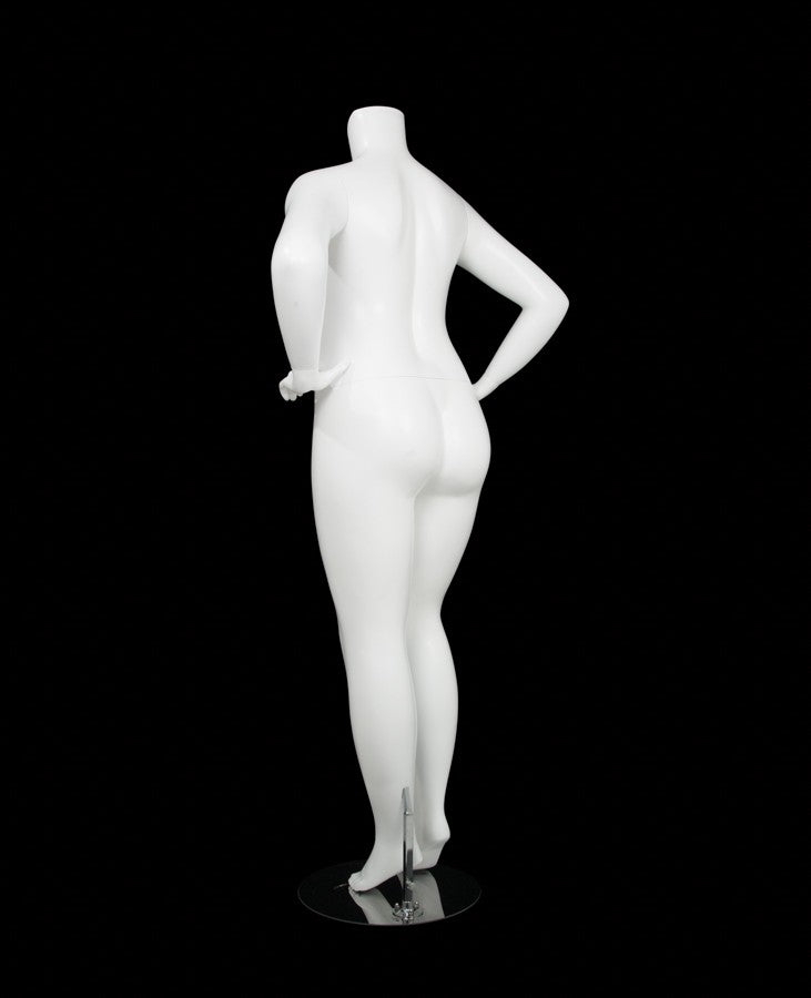 FEMALE BODY PLUS SIZE16 W/ CAP - HEAD SOLD SEPARATELY (MAF-BODY16-2/WHT)