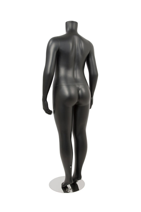 FEMALE BODY PLUS SIZE16 W/ CAP - HEAD SOLD SEPARATELY (MAF-BODY16-3/BLK)