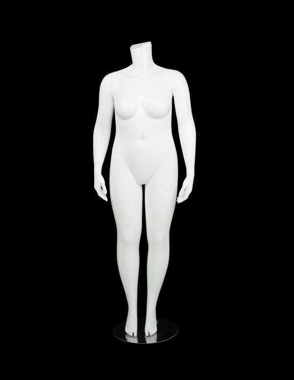 FEMALE BODY PLUS SIZE16 W/ CAP - HEAD SOLD SEPARATELY (MAF-BODY16-3/WHT)