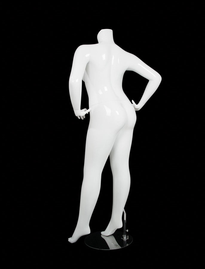 FEMALE BODY PLUS SIZE16 W/ CAP - HEAD SOLD SEPARATELY (MAF-BODY16-5/SWHT)