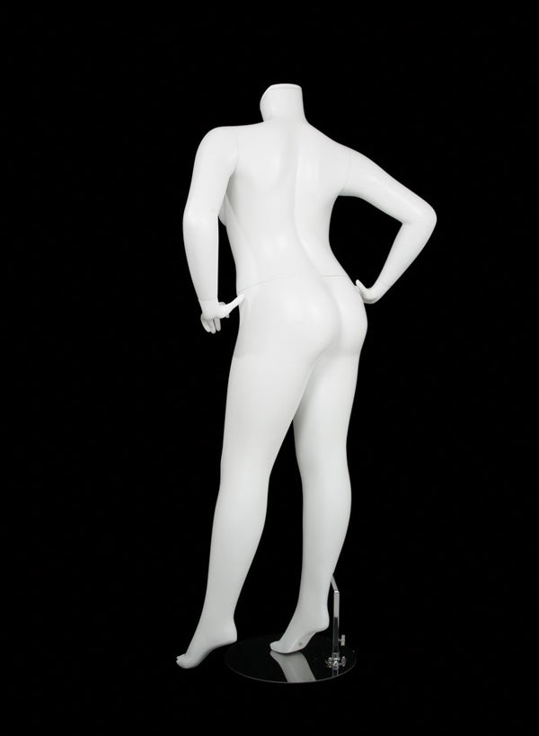 FEMALE BODY PLUS SIZE16 W/ CAP - HEAD SOLD SEPARATELY (MAF-BODY16-5/WHT)