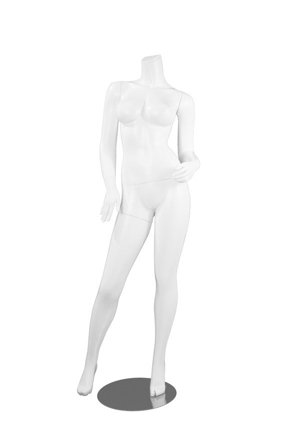 FEMALE BRAZILIAN BODY2 W/ CAP - HEAD SOLD SEPARATELY (MAF-BRZ-2/WHT)