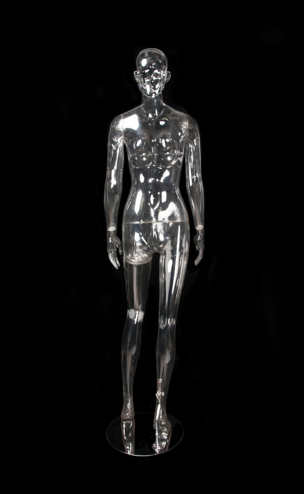 FEMALE CLEAR MANNEQUIN (100) (MAF-CL2-100)