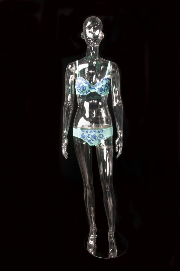 FEMALE CLEAR MANNEQUIN (100) (MAF-CL2-100)