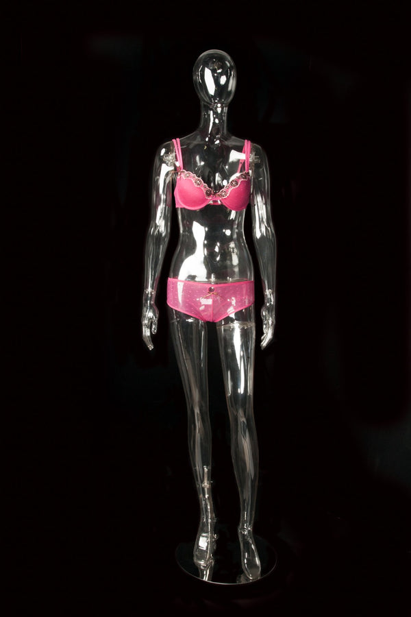 FEMALE CLEAR MANNEQUIN (EGG1)  (MAF-CL2-EGG1)