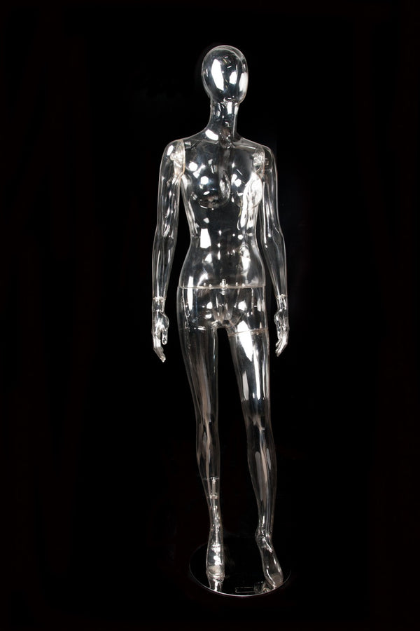 FEMALE CLEAR MANNEQUIN (EGG1)  (MAF-CL2-EGG1)