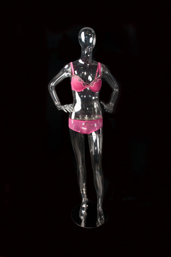 FEMALE CLEAR MANNEQUIN (EGG2) (MAF-CL2-EGG2)