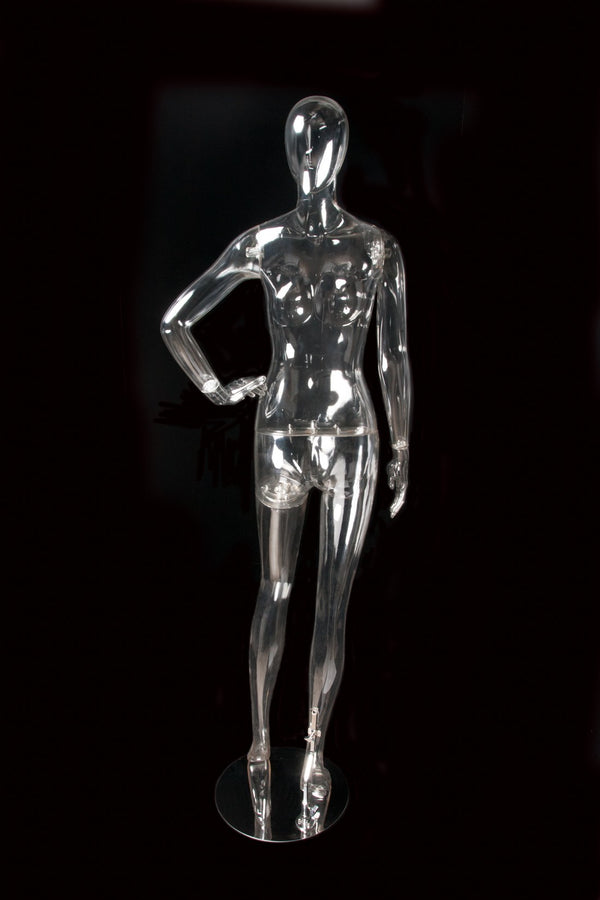 FEMALE CLEAR MANNEQUIN (EGG4)  (MAF-CL2-EGG4)