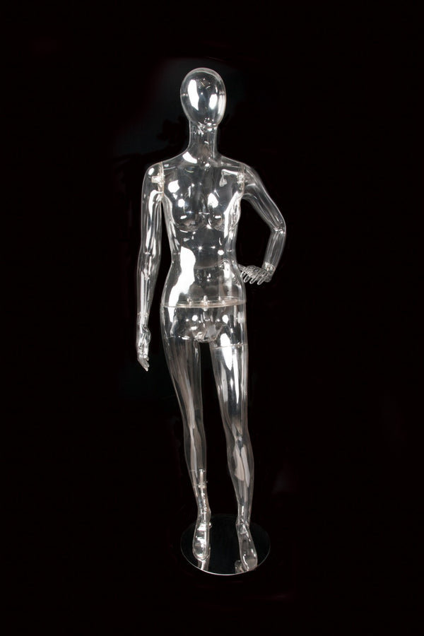 FEMALE CLEAR MANNEQUIN (EGG4)  (MAF-CL2-EGG4)