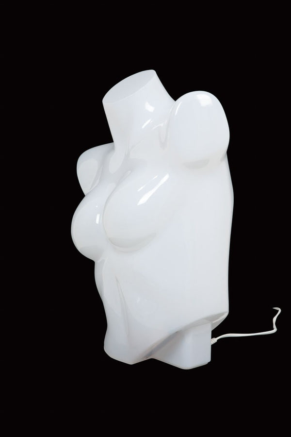 FEMALE CLEAR 1/2 TORSO W/ RGB LED LIGHT (MAF-CL4-102LED)