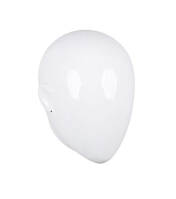 FEMALE EGG FACE HEADS, SHINY WHITE (MAF-EGG/SWHT)