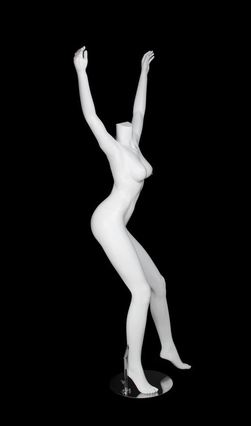 FEMALE FUN POSE1 W/ CAP - HEAD SOLD SEPARATE (MAF-FUN1/WHT)