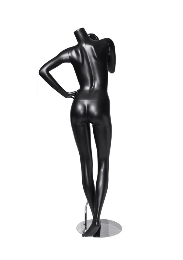 FEMALE FUN POSE3 W/ CAP - HEAD SOLD SEPARATE (MAF-FUN3/BLK)