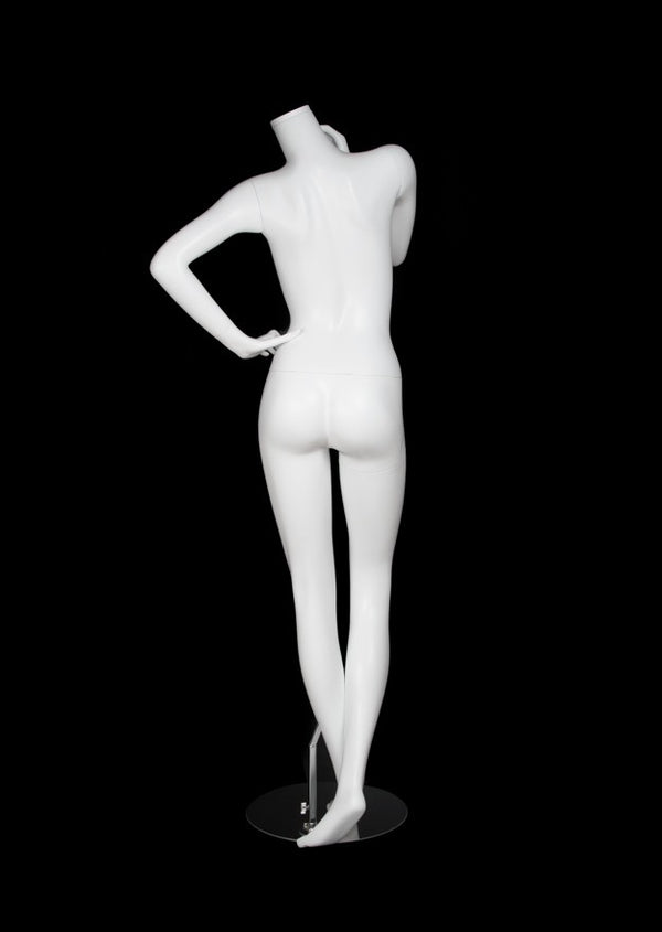 FEMALE FUN POSE3 W/ CAP - HEAD SOLD SEPARATE (MAF-FUN3/WHT)