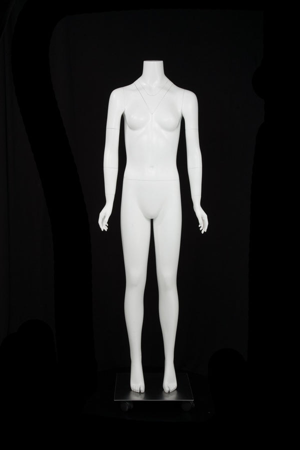 FEMALE FULL BODY GHOST MANNEQUIN (MAF-GHOSTFUL/WH)