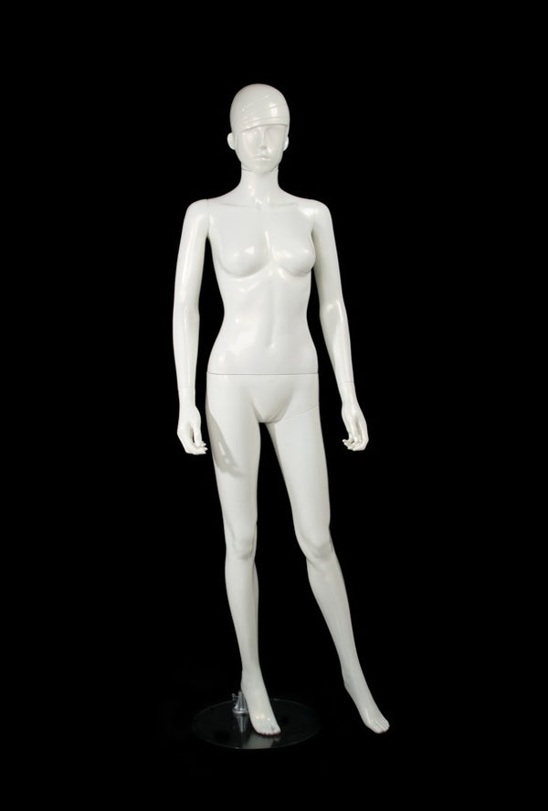 PLASTIC FEMALE MANNEQUIN (STYLE 401) (MAF-P2-401)