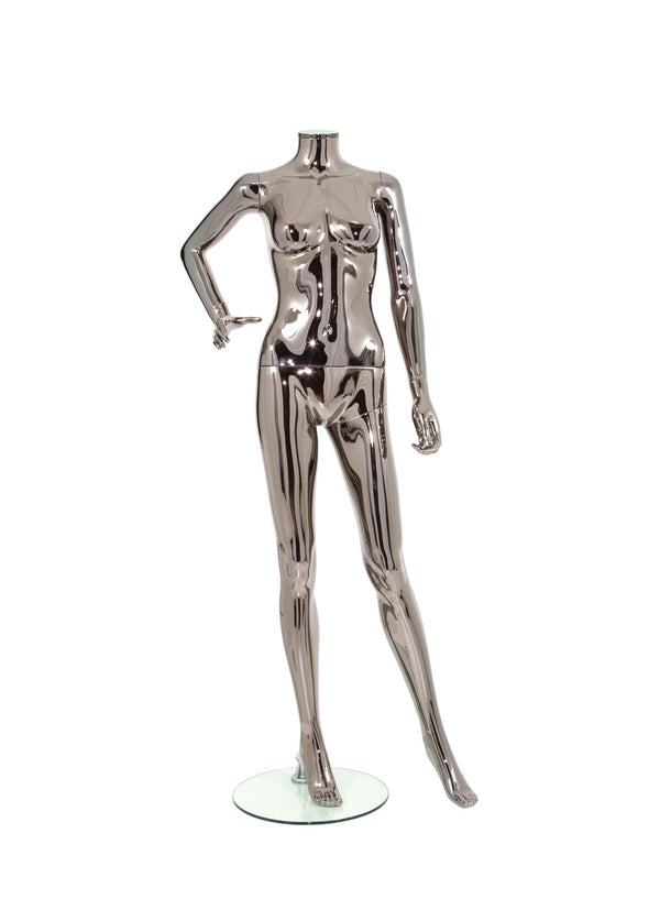 PLASTIC FEMALE MANNEQUIN (117) (MAF-P2-417/BLCH)