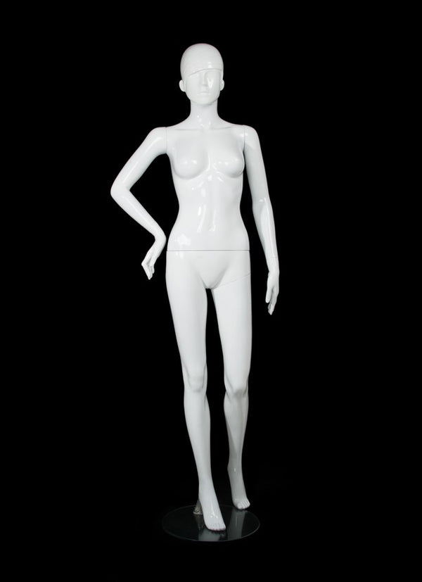 PLASTIC FEMALE MANNEQUIN (424) (MAF-P2-424)