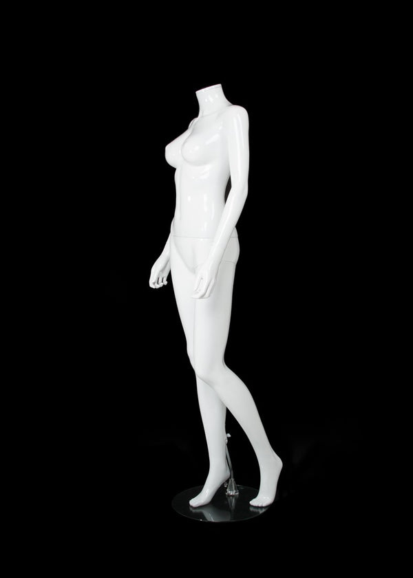 PLASTIC FEMALE BIG BREAST MANNEQUIN (STYLE B402) (MAF-P2-B402)