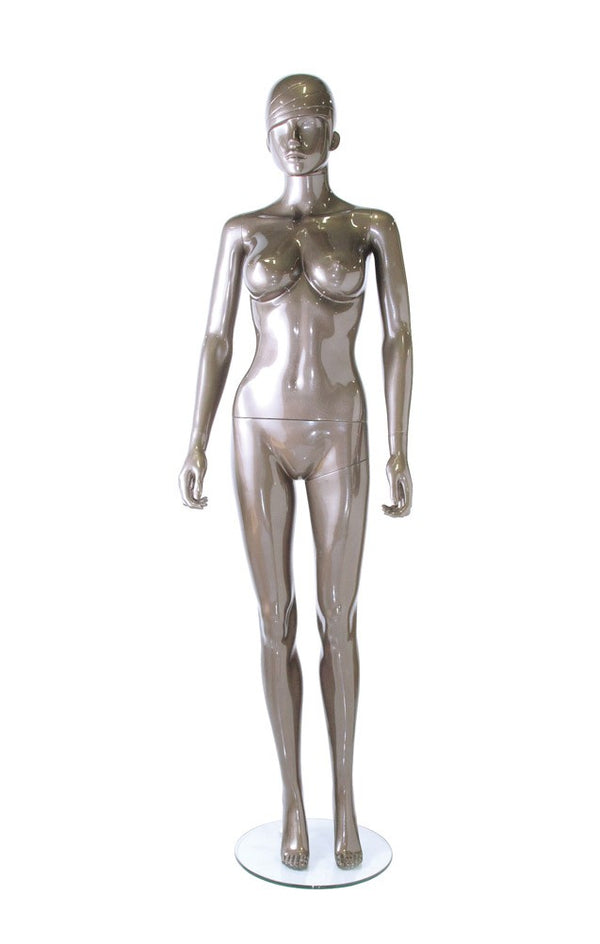 PLASTIC FEMALE BIG BREAST MANNEQUIN (STYLE B406) (MAF-P2-B406)