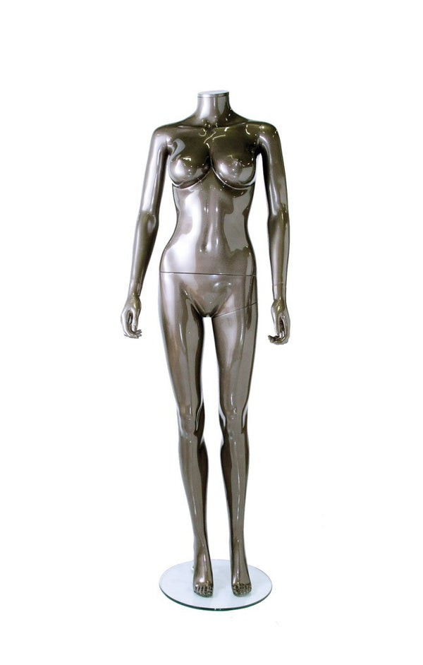 PLASTIC FEMALE BIG BREAST MANNEQUIN (STYLE B406) (MAF-P2-B406)