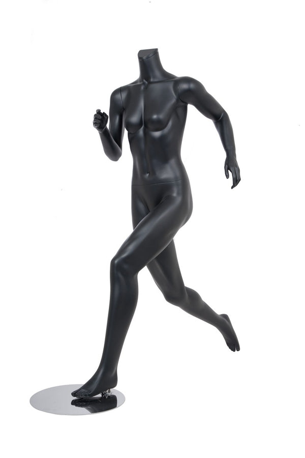 FEMALE CHANGEABLE HEAD RUNNING MANNEQUIN (MAF-RUN)