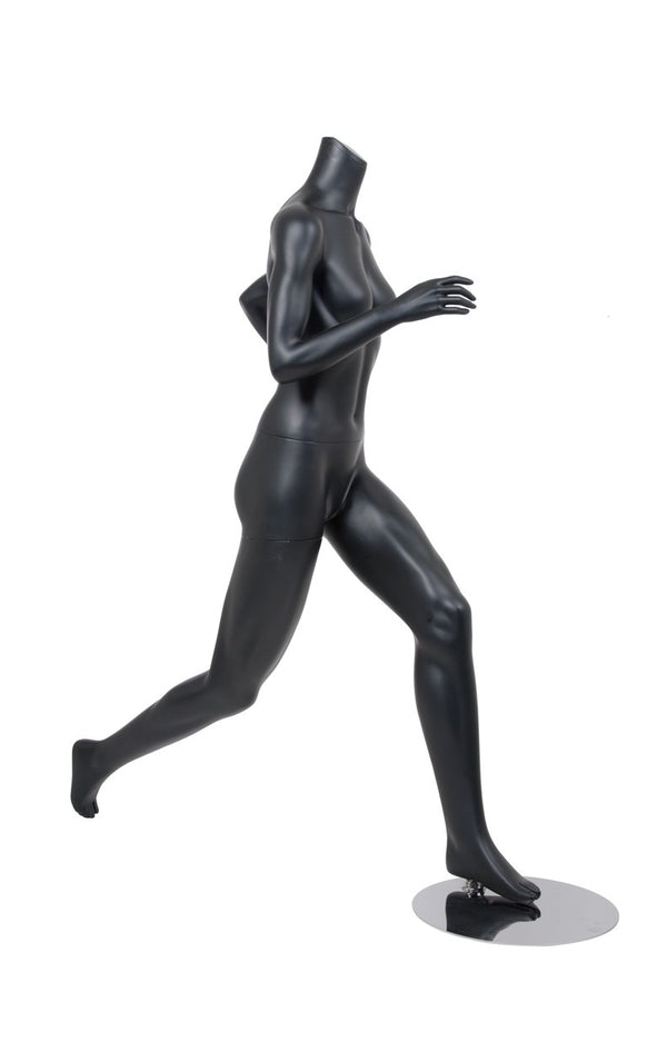 FEMALE CHANGEABLE HEAD RUNNING MANNEQUIN (MAF-RUN)