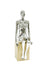 ALIEN FACELESS FEMALE MANNEQUIN, CHROME (MAF-S2-310/CR)