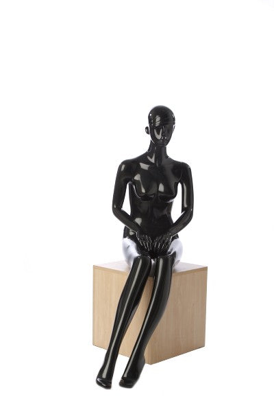 TRENDY FACELESS FEMALE SITTING MANNEQUIN (MAF-S2-408)