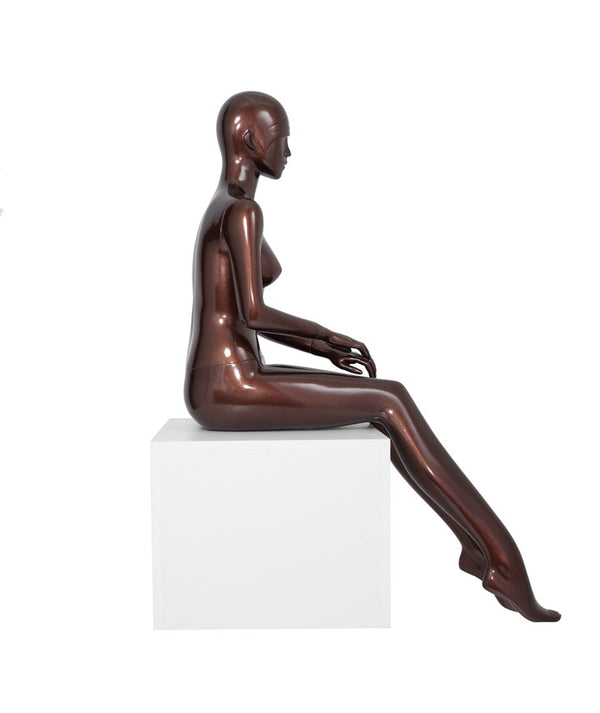 TRENDY FACELESS FEMALE SITTING MANNEQUIN (MAF-S2-408)