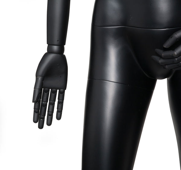 FEMALE MANNEQUIN W/ WOOD ARMS (MAF-S2-ARM3/BB)