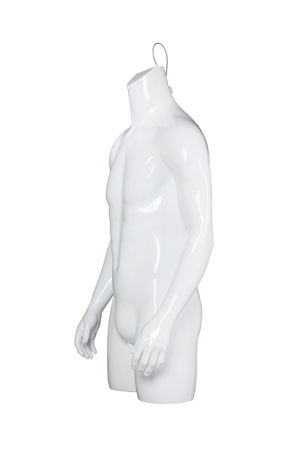 3/4 MALE W/ARMS MANNEQUINS (MAM-A4-3403/SWHT)