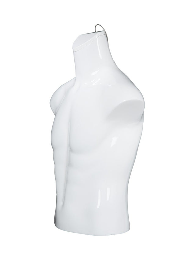 1/2 Male Torso Mannequin (MAM-A4-3404/SWHT)