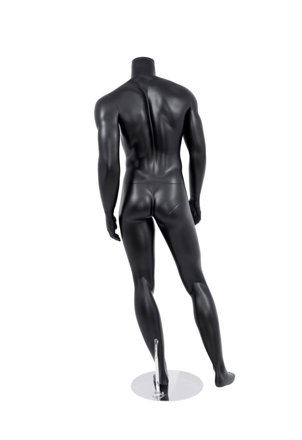 MALE BODY POSE1 W/ CAP - HEAD SOLD SEPARATELY (MAM-BODY1/BLK)