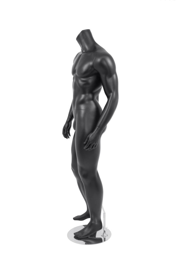MALE BODY POSE1 W/ CAP - HEAD SOLD SEPARATELY (MAM-BODY1/BLK)