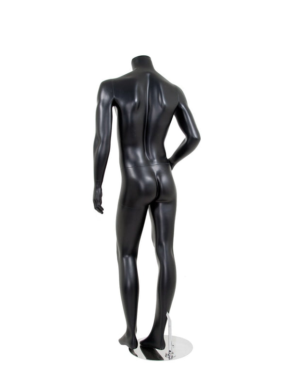 MALE BODY POSE2 W/ CAP - HEAD SOLD SEPARATELY (MAM-BODY2/BLK)