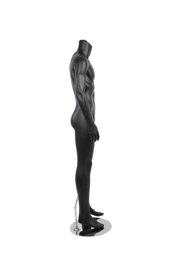 MALE BODY POSE5 W/ CAP - HEAD SOLD SEPARATELY (MAM-BODY5/BLK)