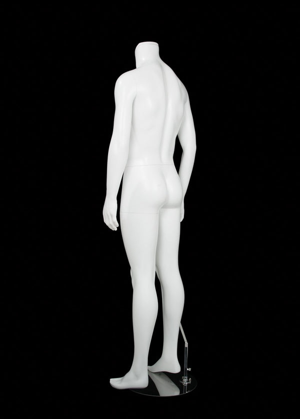 MALE BODY POSE5 W/ CAP - HEAD SOLD SEPARATELY (MAM-BODY5/WHT)