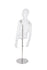 MALE EGG FACE CLEAR 1/2 TORSO W/ ARM (EGG1) (MAM-CL4-EGG1-A)